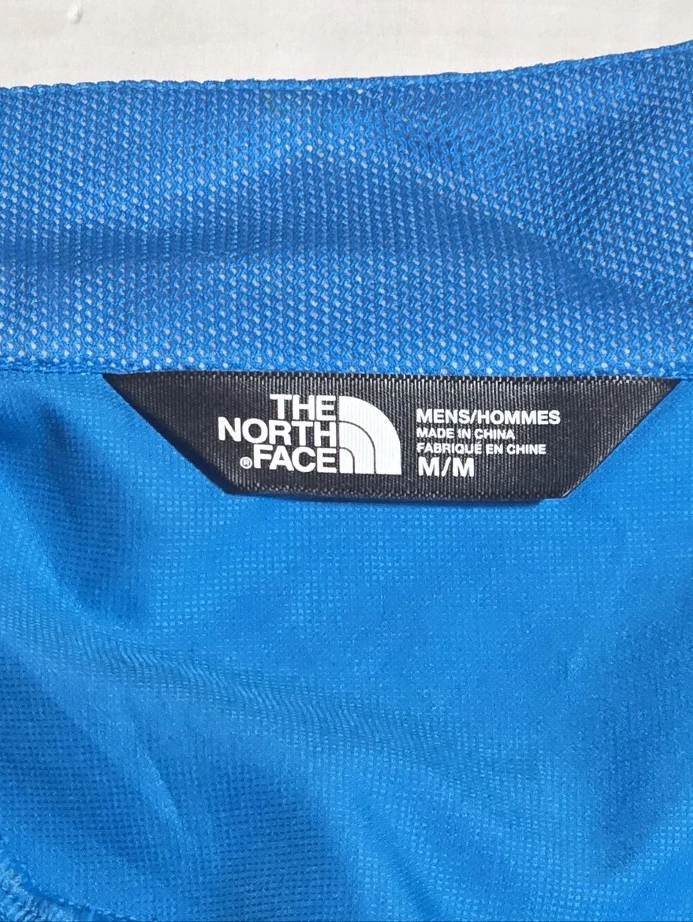 The North Face Mens Blue Full Zip Windbreaker Jacket Size Medium